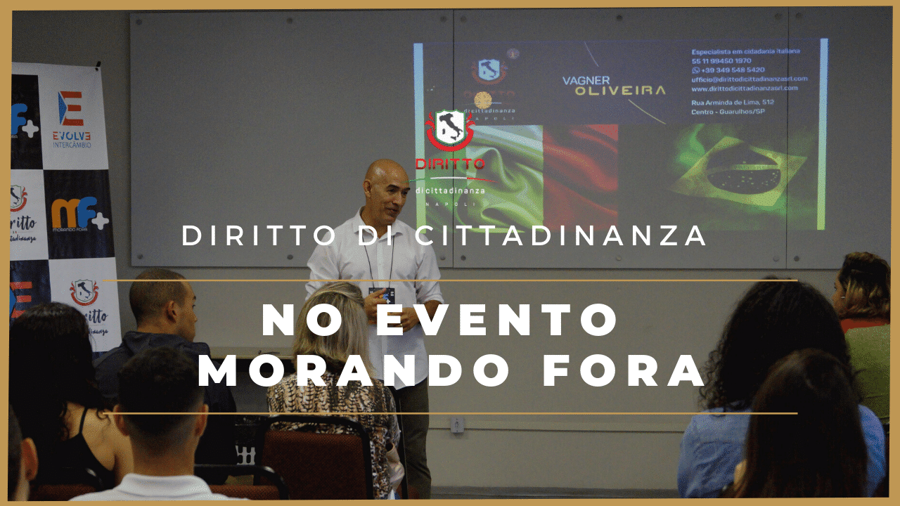 Diritto di Cittadinanza participou do evento Morando Fora, da Evolve Intercâmbio