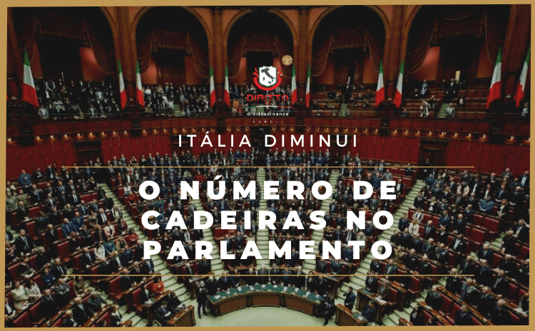 Itália diminui vagas no Parlamento de 945 para 600 cadeiras